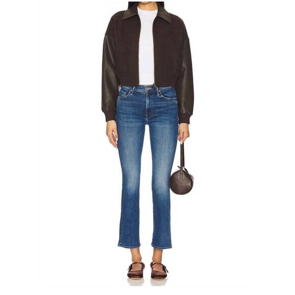 Mother Denim The Insider Flood Over the Top Size 30 Blue Jeans Boot Cut Stretchy - Picture 1 of 15